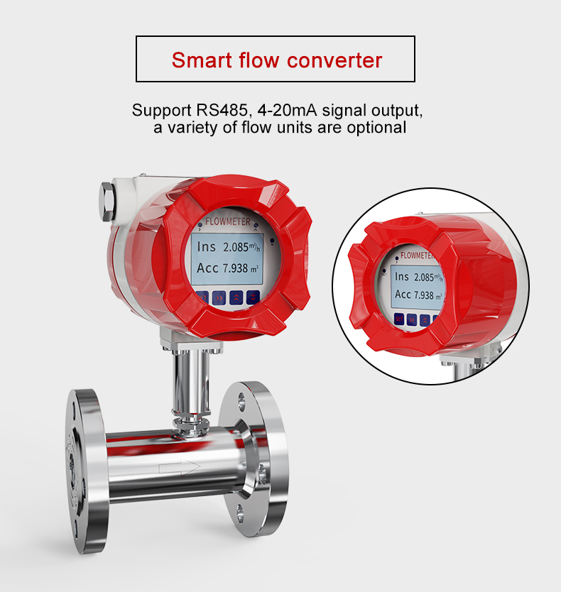 Turbine flowmeter flange connection high accuracy - Supmea - Supmea ...